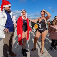 Zadar: Novogodišnje kupanje na Morskim orguljama