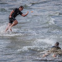 Split: Novogodišnji picigin na Bačvicama