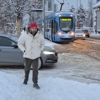 Zastoj tramvaja u Savskoj