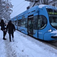 Zastoj tramvaja u Savskoj