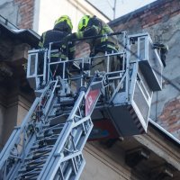 Sa zgrade u centru Zagreba pao je dio fasade