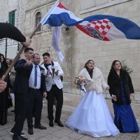 Vjenčanje sina Mira Bulja, Nediljka Bulja i Pie Cvitković