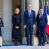 Emmanuel Macron, Brigitte Macron i kralj Felipe VI