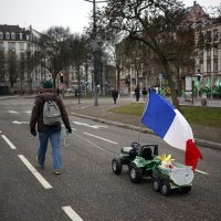 Prosvjed poljoprivrednika u Strasbourgu