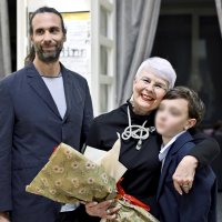 Jadranka Kosor sa sinom Lovrom Škopljancem i unukom