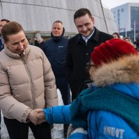 Mette Frederiksen na Grenlandu