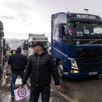 Prosvjed kamiondžija na europskim granicama