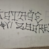 Grafiti s pozivom na ubojstvo Milorada Pupovca