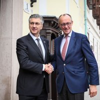 Andrej Plenković ugostio je njemačkog kancelara Friedricha Merza u Zagrebu