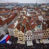 Prosvjed podrške Pavelu u Pragu