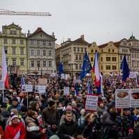 Prosvjed podrške Pavelu u Pragu