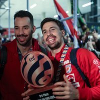 Doček rukometaša u Zračnoj luci Franjo Tuđman