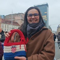 Navijači na dočeku rukometaša na Trgu bana Jelačića
