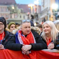 Doček brončanih rukometaša na Trgu bana Jelačića