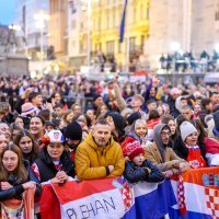 Doček brončanih rukometaša na Trgu bana Jelačića