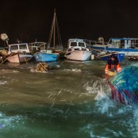 Orkansko jugo i ciklonalna plima u Donjim Kaštelima