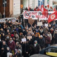 Prosvjed protiv ICA-a u Milanu