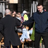 Josip Dabro i Ivan Penava zateknuti u šetnji Cvjetnim trgom u Zagrebu