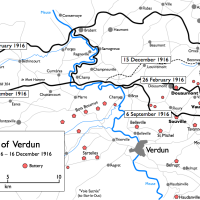 Mapa bitke za Verdun