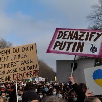 Prosvjed podrške Ukrajini u Berlinu