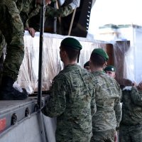 Hrvatski vojnici u okolici Vjesnika