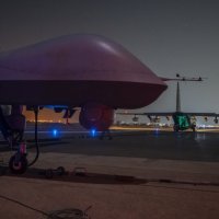 Dron MQ-9 Reaper prije polijetanja na borbenu zadaću