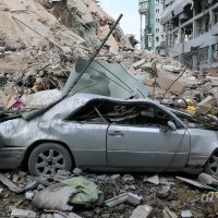 Uništena predgrađa južnog Bejruta