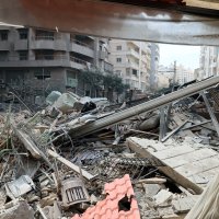 Uništena predgrađa južnog Bejruta