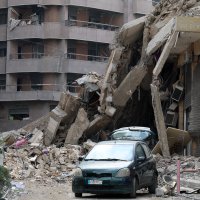 Uništena predgrađa južnog Bejruta