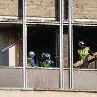 Vjesnik, radnici u zgradi