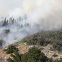 Požar na Velikom Brdu iznad Makarske