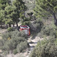 Požar na Velikom Brdu iznad Makarske