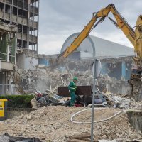 Rušenje zapadnog aneksa Vjesnika