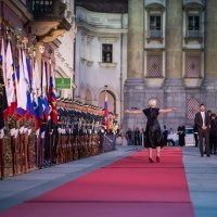 Urška Klakočar Zupančič na proslavi Dana državnosti