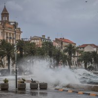 Olujno jugo u Splitu