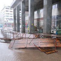 Snažni udari vjetra u Zagrebu