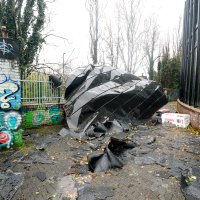 Cibona KC Dražen Petrović, šteta od vjetra, 27.3.2026.