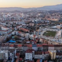 Fotografije iz zraka radova na novom stadionu u Kranjčevićevoj 27.3.2026.