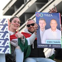 Veselje u Mađarskoj nakon prvih rezultata