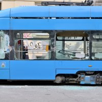 Sudar tramvaja i kamiona u Zagrebu