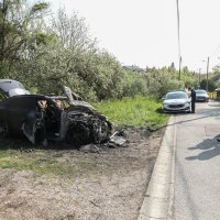 Izgorio Audi Q8 u Podsusedu