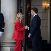 Emmanuel Macron i Giorgia Meloni