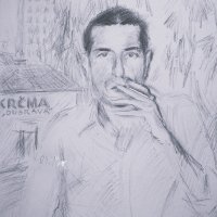 crtež Leonarda Cohena, Ozren Feller