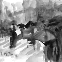 Akvarel Ozrena Fellera