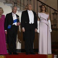 kraljica Camilla, kralj Charles, Donald i Melania Trump