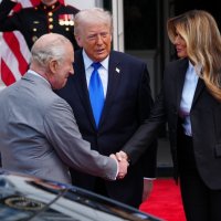 Kraljica Camilla, kralj Charles, Donald i Melania Trump