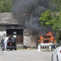 Zapalio se auto kod park-šume Dotrščina u Zagrebu