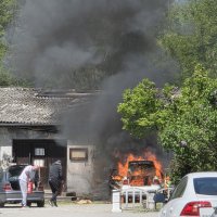 Zapalio se auto kod park-šume Dotrščina u Zagrebu