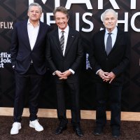 Ted Sarandos, Martin Short i Lawrence Kasdan