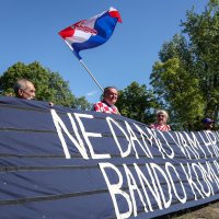 Protuprosvjed na Trnjanskim kresovima